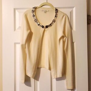 Banana Republic cream colored cardigan